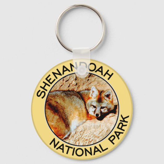 Nationaal park Shenandoah Sleutelhanger (Voorkant)