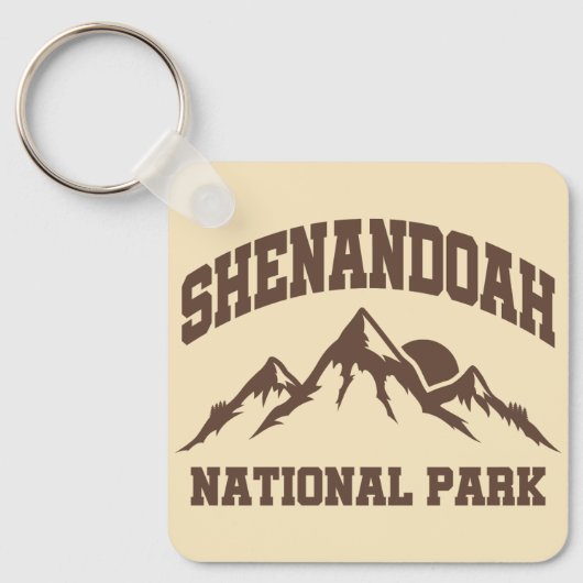 Nationaal park Shenandoah Sleutelhanger (Voorkant)