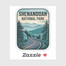 Nationaal park Shenandoah Sticker