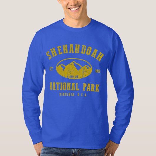 Nationaal park Shenandoah T-shirt (Voorkant)