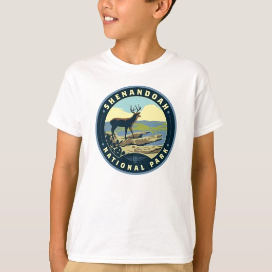 Nationaal park Shenandoah T-shirt (Voorkant)
