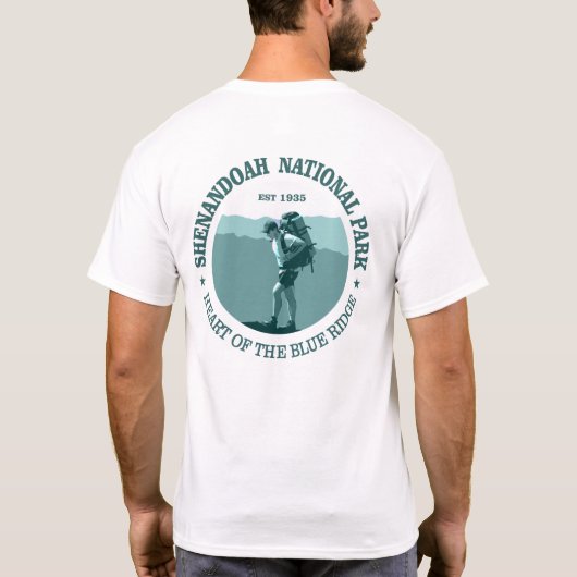 Nationaal park Shenandoah T-shirt (Achterkant)