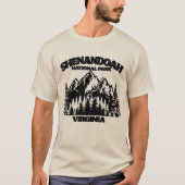 Nationaal park Shenandoah T-shirt (Voorkant)