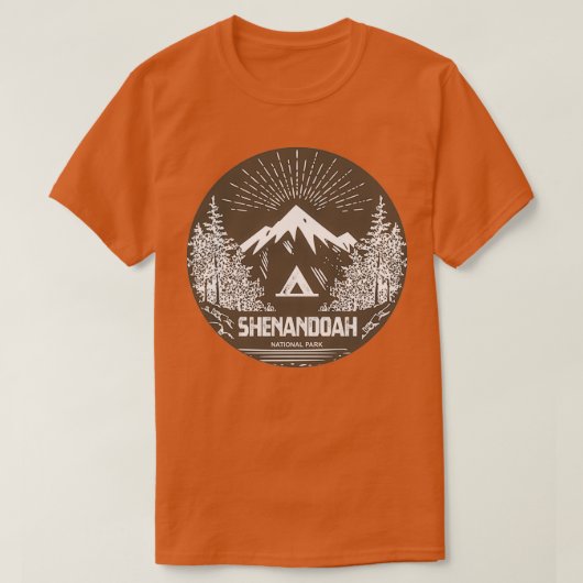 Nationaal park Shenandoah T-shirt (Design voorkant)