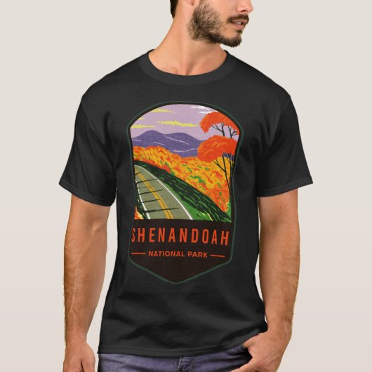 Nationaal park Shenandoah T-shirt (Voorkant)