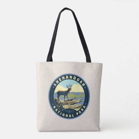 Nationaal park Shenandoah Tote Bag (Achterkant)