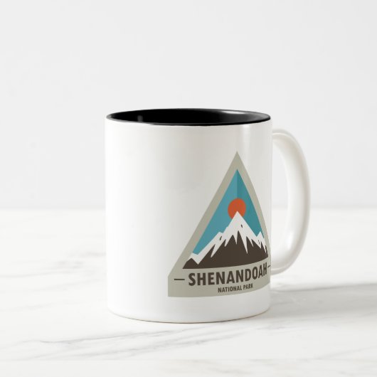 Nationaal park Shenandoah Tweekleurige Koffiemok (Voorkant rechts)