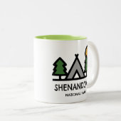 Nationaal park Shenandoah Tweekleurige Koffiemok (Voorkant rechts)