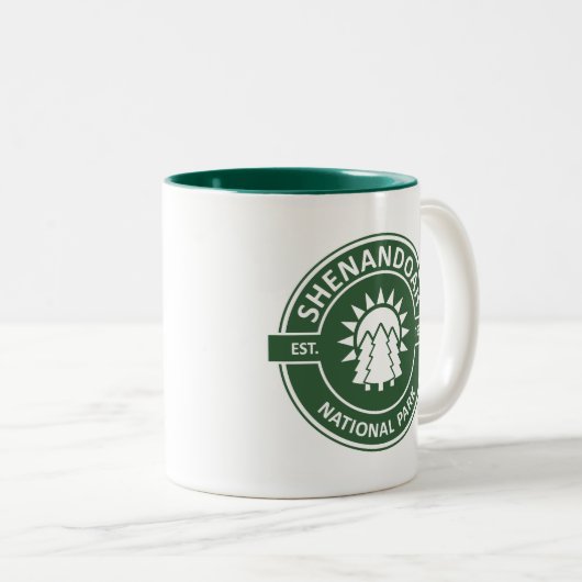 Nationaal park Shenandoah Tweekleurige Koffiemok (Voorkant rechts)