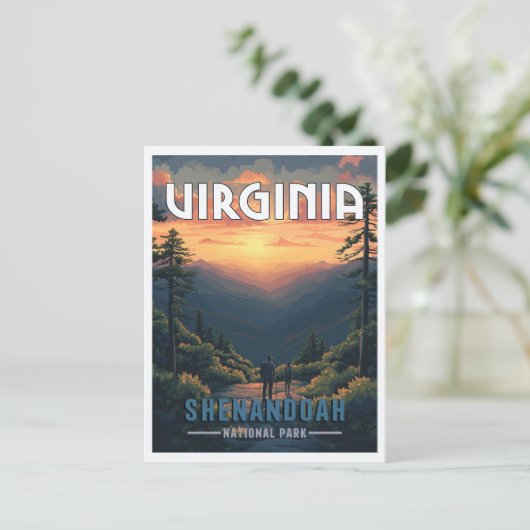 Nationaal Park Shenandoah, Virginia Briefkaart (Staand voorkant)