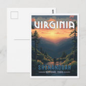 Nationaal Park Shenandoah, Virginia Briefkaart (Voorkant / Achterkant)