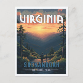 Nationaal Park Shenandoah, Virginia Briefkaart