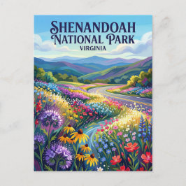 Nationaal park Shenandoah Virginia Briefkaart