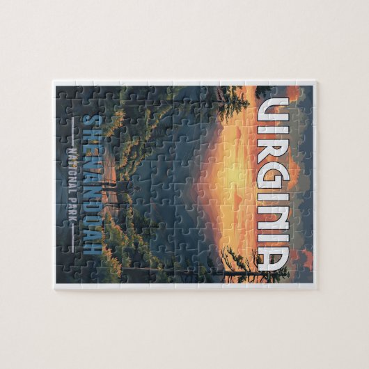 Nationaal Park Shenandoah, Virginia Legpuzzel (Horizontaal)