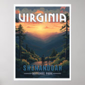 Nationaal Park Shenandoah, Virginia Poster (Voorkant)