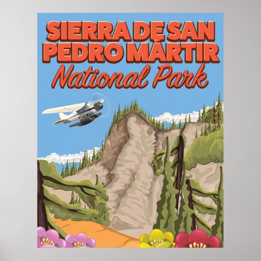 Nationaal park Sierra de San Pedro Mártir Poster (Voorkant)