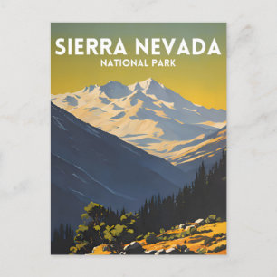 Nationaal park Sierra Nevada Briefkaart