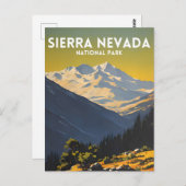 Nationaal park Sierra Nevada Briefkaart (Voorkant / Achterkant)