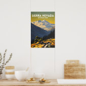 Nationaal park Sierra Nevada Poster (Keuken)