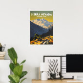 Nationaal park Sierra Nevada Poster (Thuiskantoor)