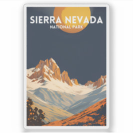 Nationaal park Sierra Nevada Sticker