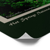 Nationaal park - Sitnial Hot Springs Mt Trail Poster (Hoek)