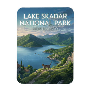 Nationaal park Skadarmeer Montenegro Magneet