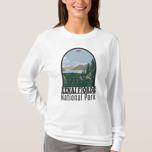 Nationaal park Skilake Lake  T- T-shirt (Voorkant)
