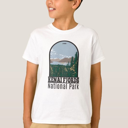 Nationaal park Skilake Lake  T- T-shirt (Voorkant)