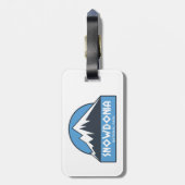 Nationaal park Snowdonia Bagagelabel (Achterkant verticaal)