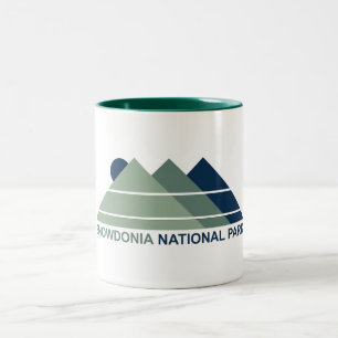 Nationaal park Snowdonia Bergzon Tweekleurige Koffiemok