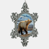 Nationaal Park Snowflake Framed Ornament Lake Clar (Links)