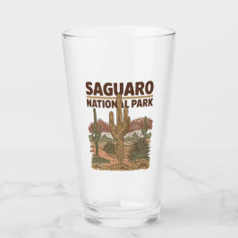 Nationaal park Sonoran Desert Saguaro Glas