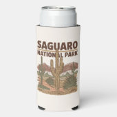 Nationaal park Sonoran Desert Saguaro Seltzer Blikjeskoeler (Seltzer Achterkant)