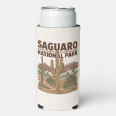 Nationaal park Sonoran Desert Saguaro Seltzer Blikjeskoeler (Seltzer Voorkant)