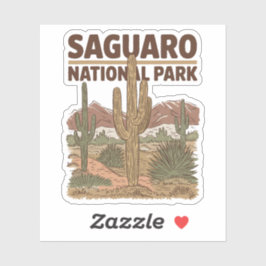 Nationaal park Sonoran Desert Saguaro Sticker