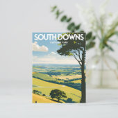 Nationaal Park South Downs Briefkaart (Staand voorkant)