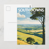 Nationaal Park South Downs Briefkaart (Voorkant / Achterkant)