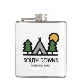 Nationaal Park South Downs Heupfles (Voorkant)