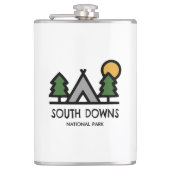 Nationaal Park South Downs Heupfles (Voorkant)