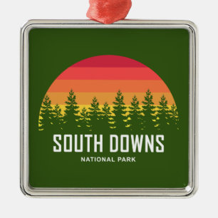 Nationaal Park South Downs Metalen Ornament