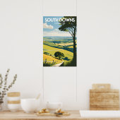 Nationaal Park South Downs Poster (Keuken)