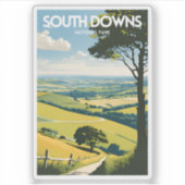 Nationaal Park South Downs Sticker (Voorkant)