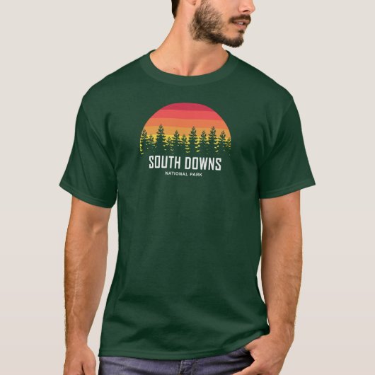 Nationaal Park South Downs T-shirt (Voorkant)