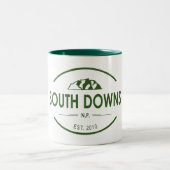 Nationaal Park South Downs Tweekleurige Koffiemok (Center)