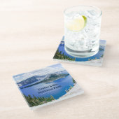 Nationaal park Souvenir Glass Onderzetter (Schuin)