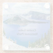 Nationaal park Souvenir Glass Onderzetter (Achterkant)