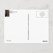 Nationaal Park Souvenir Sequoia Kings Canyon Briefkaart (Achterkant)