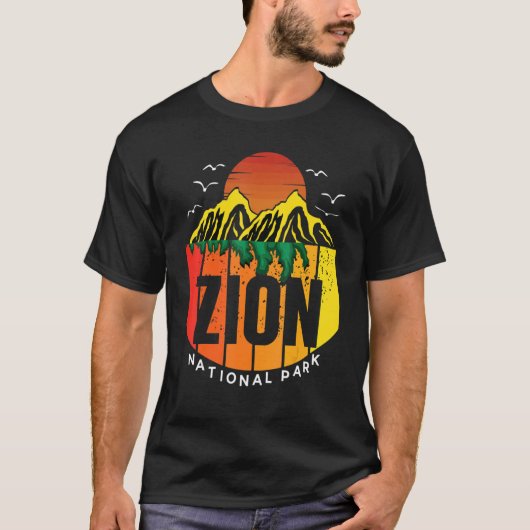 Nationaal Park Souvenir Utah Zion Natuur Cam T-shirt (Voorkant)