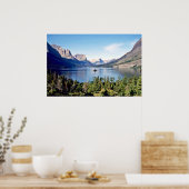 Nationaal park St. Mary Lake - Glacier Poster (Keuken)